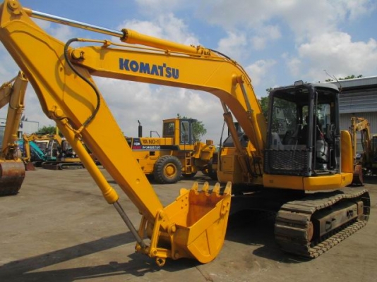 รถแบคโฮ KOMATSU PC128US-2E1 ระบบไฟฟ้าเต็ม สภาพสวยพร้อมใช้ นำเข้าจากญี่ปุ่น