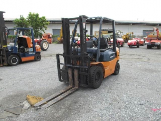 รถโฟล์คลิฟท์ TOYOTA รุ่น FG 25-7 เสาสูง 3 เมตร มีเสาเข้าตู้ เครื่องเบนซิน 3Y ขนาด 2.5 ตัน