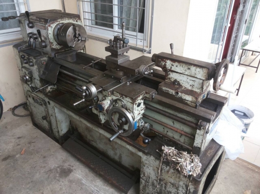 ขายเครื่องกลึง6ฟุตgood way3เพลามีเบรคเครื่องเงียบครับ