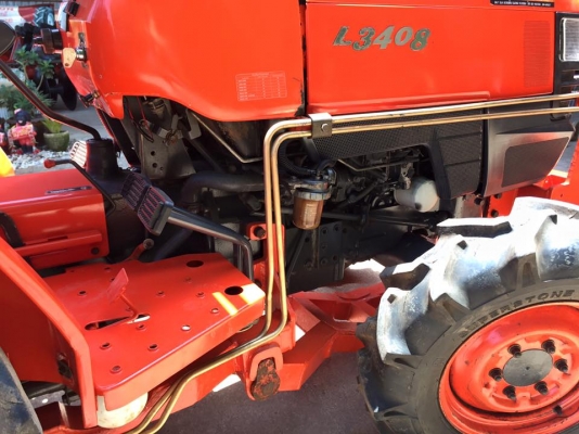 ขายรถไถKubota L3408 (4WD) พร้อมใบมีดหน้าและผานพรวน รถพร้อมใช้งาน
