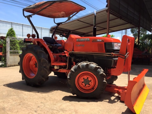 ขายรถไถKubota L3408 (4WD) พร้อมใบมีดหน้าและผานพรวน รถพร้อมใช้งาน