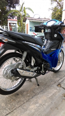 Wave 110i ปลายปี57 สตาร์ดมือ เอกสารชุดโอนครบ รถบ้านแท้