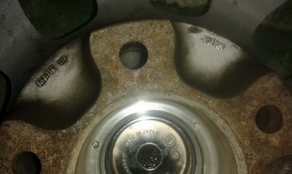 ขายล้อซิ่งญี่ปุ่นBBSแท้รุ่นRS737ล้อ3ชิ้นหมุดรอบเนื้อFROGED