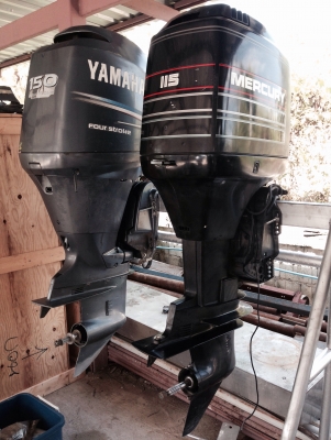 ขายเครื่องเรือ Mercury115แรง เคยใช้แต่น้ำจืด สภาพกิ๊บ..!!