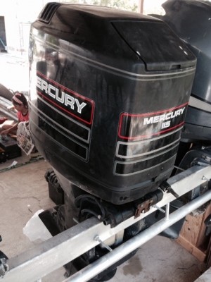 ขายเครื่องเรือ Mercury115 จากญี่ปุ่น เคยใช้แต่น้ำจืด สภาพกิ๊ปครับ