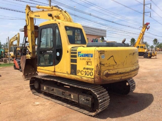 ขายรถแบคโฮ KOMATSU PC100-6 สภาพสวยพร้อมใช้ นำเข้าจากญี่ปุ่น มีVDOการทำงานให้ชมครับ