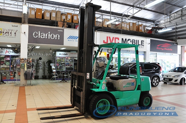 ขายรถโฟล์คลิฟท์มือสอง MITSUBISHI รุ่น FG28 ราคา 395,000 บาท นำเข้าจากประเทศญี่ปุ่น 100\% ไม่เคยใช้งานในประเทศไทย