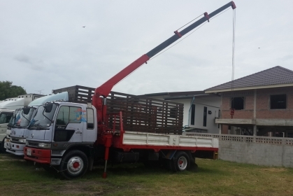 ขาย FF1J 210 แรง ติดเครน 4.5 ตัน 4 ปอก ท้องวี กะบะ 6 m โทร 088-4501277