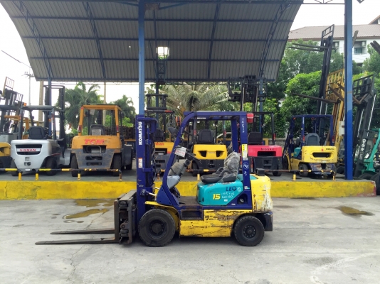 -:-*&bull;*ข า ย ร ถ ย ก นำ เ ข้ า*&bull;*-:-KOMATSU FD15-16 เครื่องดีเซล เสาสูง3เมตร เกียร์ออโต้