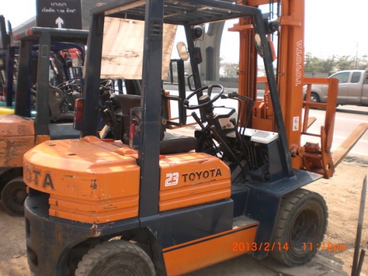 ขาย toyota 5fd23 4.5m hinge fork