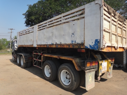 ขายด่วน รถสิบล้อหัวลาก  พร้อมหางดั้มพ์  MITSU   TURBO  พร้อมใช้งาน