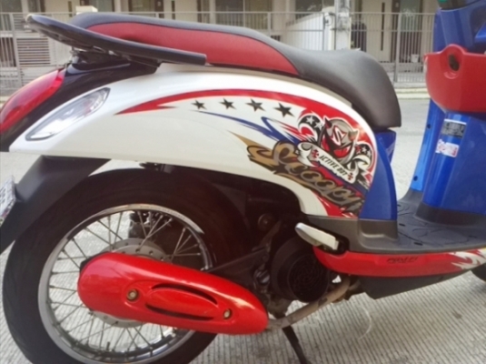 (ขายแล้วค่ะ) 8 เดือน All New Scoopy-I 2012 โฉมใหม่ ไร้รอยล้ม ขาว แดง ราคา บาท