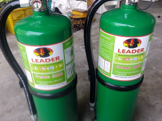 ถังดับเพลิงชนิดใหม่พร้อมน้ำยาเคมีดับไฟเป็นชนิดไม่ทั้งรอยคราบ ดับได้ทุกอย่าง ไฟฟ้า สารเคมี แก็ส อื่น