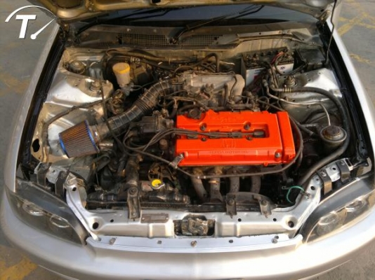 ขายCiViC 93 เครื่องB16A i-VTEC เกียร์ออโต้ พ.เพาเวอร์ ท่อเลสทั้งเส้นแก๊สLPG