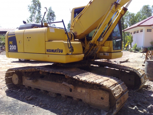 ขายรถแบโฮ KOMATSU PC 200-8 สวยเดิมสภาพพร้อมใช้เครื่องดีเอวแน่นเอกสารทะเบียน