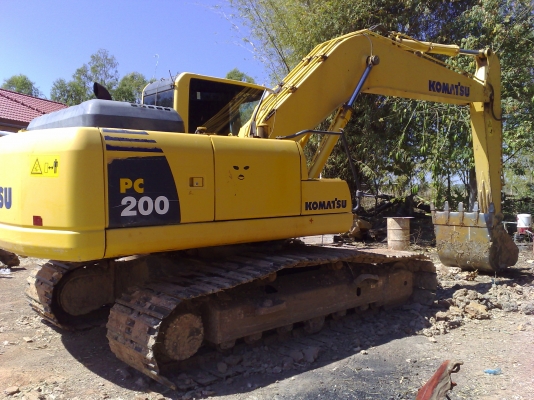 ขายรถแบโฮ KOMATSU PC 200-8 สวยเดิมสภาพพร้อมใช้เครื่องดีเอวแน่นเอกสารทะเบียน