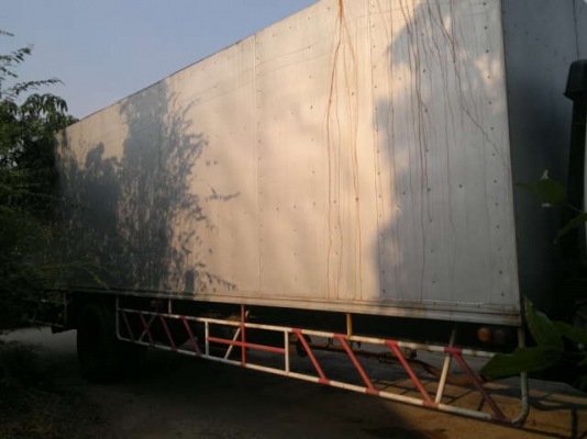 ขายรถ 6 ล้อ ตู้แห้ง 6 ปาน มีลิปไฮโรลิคหลัง กระบะยาว 8 เมตร NISSAN CB80L 165 แรง