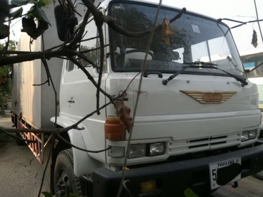 ขายรถ 6 ล้อ ตู้แห้ง 6 ปาน มีลิปไฮโรลิคหลัง กระบะยาว 8 เมตร NISSAN CB80L 165 แรง