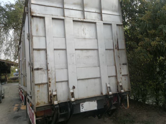 ขายรถ 6 ล้อ ตู้แห้ง 6 ปาน มีลิปไฮโรลิคหลัง กระบะยาว 8 เมตร NISSAN CB80L 165 แรง