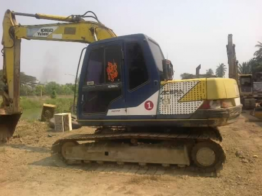 ขายรถแบคโฮ KOBELCO SK-120-T ไฟฟ้าครบ เล่มทะเบียน รถสวยพร้อมใช้ สนใจโทร