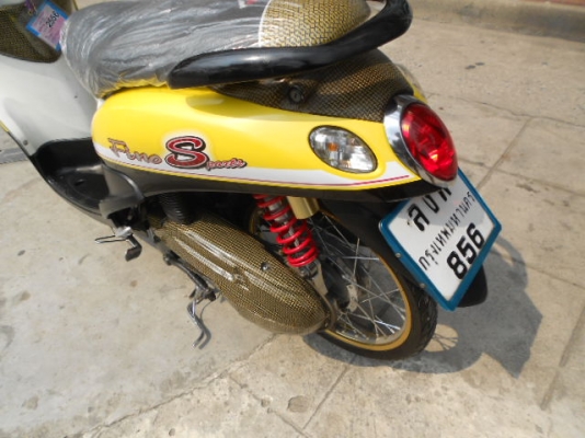 Yamaha-Fino 115cc เครื่องดีครับ สภาพสาวยๆ เคฟล่าแท้ทั้งคัน