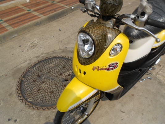 Yamaha-Fino 115cc เครื่องดีครับ สภาพสาวยๆ เคฟล่าแท้ทั้งคัน