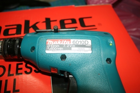 (ปิ่นเกล้า)ขาย ส่วานไร้สาย Makita 6010D ไร้สาย7.2v