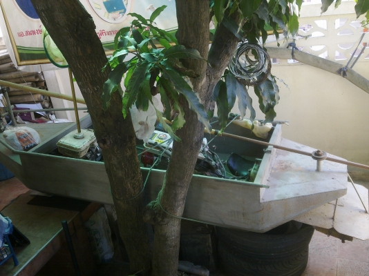 ขายเรือประดิษฐ์ใช้เครื่องมอ'ไซด์ KR150 cc