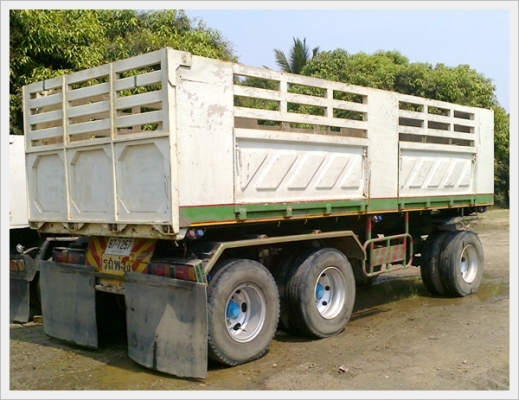 ขายหางพ่วงสามมิตรดัมพ์ สามเพลา ไม่ลงเล่ม ยาว 6.50 เมตร