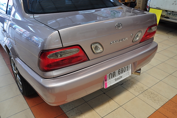 ขายรถเก๋งมือสอง SOLUNA ราคา 85,000 บาท สีบอร์นชมพูอ่อน ท้ายเบนซ์ ภาษีไม่ขาด รถพร้อมโอน