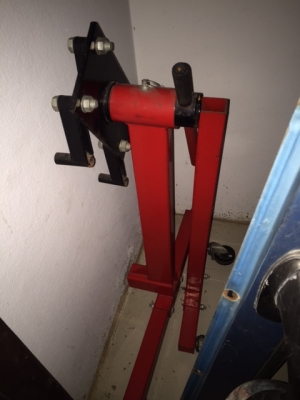 ขาย-เครนยกเครื่อง+ balancer+แท่นประกอบเครื่อง มือสอง สภาพใหม่มาก