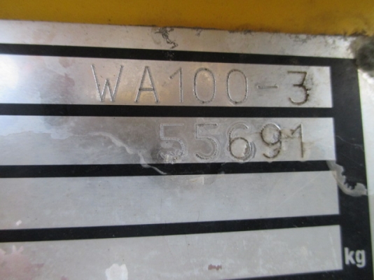 รถตักล้อยาง Komatsu WA100-3 นำเข้าจากญี่ปุ่น สนใจโทร. 080-6565422 (หนิง)