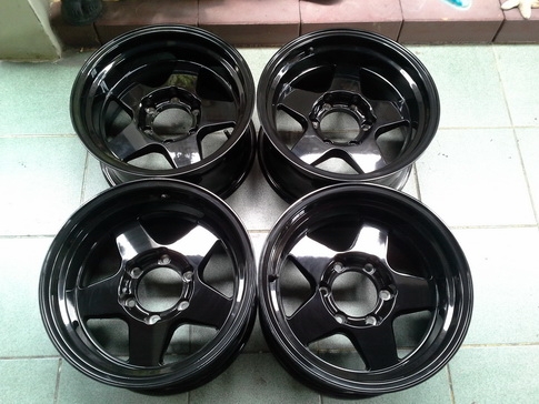 ล้อใหม่ ลายแบรดเลย์ 6/139 ขอบ16*8 ET-25 สวยๆ 1ชุด