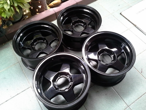 ล้อใหม่ ลายแบรดเลย์ 6/139 ขอบ16*8 ET-25 สวยๆ 1ชุด