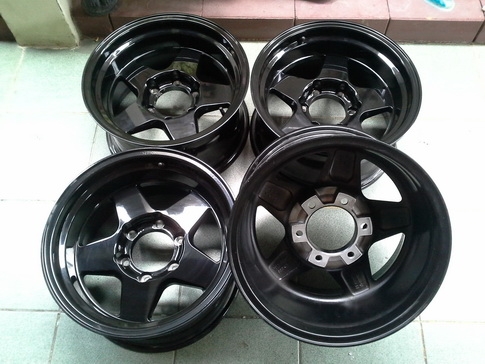 ล้อใหม่ ลายแบรดเลย์ 6/139 ขอบ16*8 ET-25 สวยๆ 1ชุด