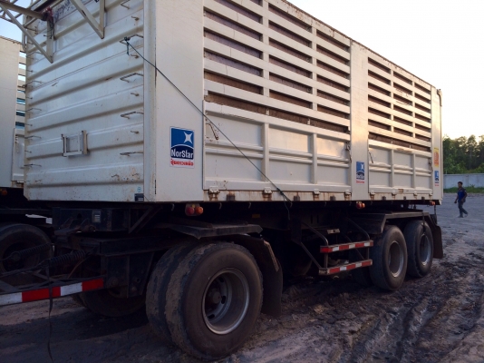 ขายด่วน. รถพ่วงดั้มพ์แม่ลูก. Hino. Mega. 360. ปี 55. สภาพดีมาก