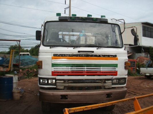 ขายรถสิบล้อ นิสสัน UD เครื่องยนต์ 230 แรงม้า เทอร์โบ คัตซีสวย หางเทลเลอร์เหล็กไอบีม 8 นิ้ว