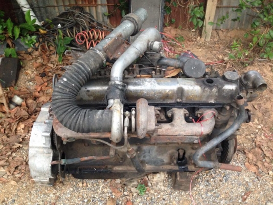 ขายเครื่องมิชซู6d16เครื่องพังเสื้อทะทุมีใบคุมเครื่องขายแบบถุกๆแค่เทอร์โบก็คุ้มแล้