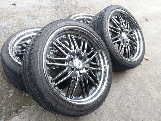 ขอบ20 vip หน้า8.5หลัง9.5 พร้อมยางปี13 ขอบ20 vip หน้า8.5หลัง9.5 พร้อมยางปี13