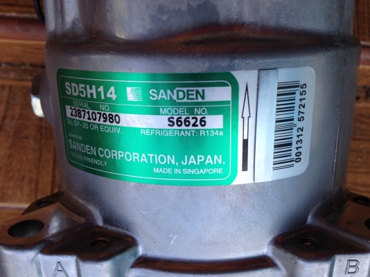 ขาย คอมแอร์ SD 507สำหรับ รถเก๋ง และ SD 508 12vกับ24v  R12 และ 134a ผลิต สิงค์โปร 2850 ค่าส่ง 100 ทั่วประเทศ