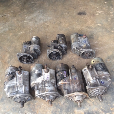 ขายไดสตาทร์หกล้อ สิบล้อ 24vทุกตัวสภาพใช้งานได้ปกติเก่าเก็บมีหลายรุ่นตามรูปราคาตัวละ1500