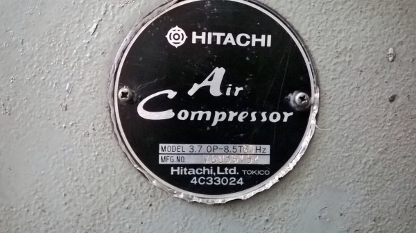 ขายถูกๆครับ ปั้มลม HITACHI-BEBICON  5 แรง ถัง 135 ลิตร นำเข้าจากญี่ปุ่น
