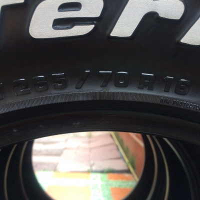 ขายยาง bf all 265/70/16 ดอกสวยๆคระบ