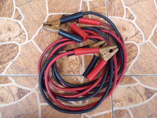 สายพ่วงแบตเตอรี่รถยนต์ มือสองจากญี่ปุ่น ยาว3เมตร