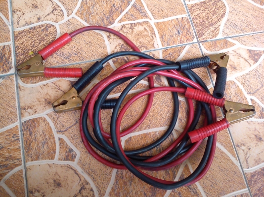 สายพ่วงแบตเตอรี่รถยนต์ มือสองจากญี่ปุ่น ยาว3เมตร