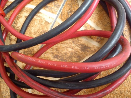 สายพ่วงแบตเตอรี่รถยนต์ มือสองจากญี่ปุ่น ยาว3เมตร