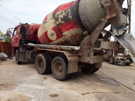 ขายด่วน รถโม่ปูนสิบล้อสองเพลา. พร้อมใช้งาน. เล่มทะเบียนพร้อม