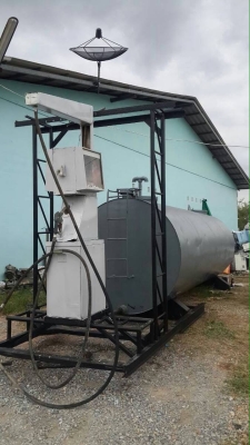 ขายด่วน!แทงค์น้ำมัน 9000ลิตร พร้อมหัวจ่าย 2หัว 200000