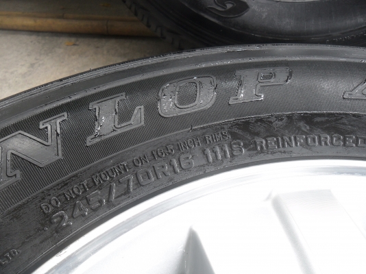 ล้อแม็ก 16นิ้ว 6รู เชฟ พร้อมยาง สวยๆ 4 ล้อ ราคา 6900 บาท