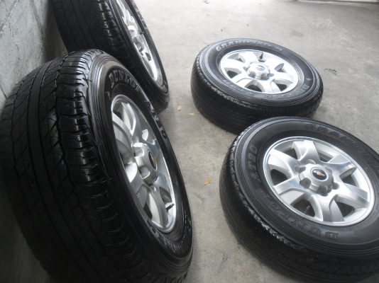 ล้อแม็ก 16นิ้ว 6รู เชฟ พร้อมยาง สวยๆ 4 ล้อ ราคา 6900 บาท